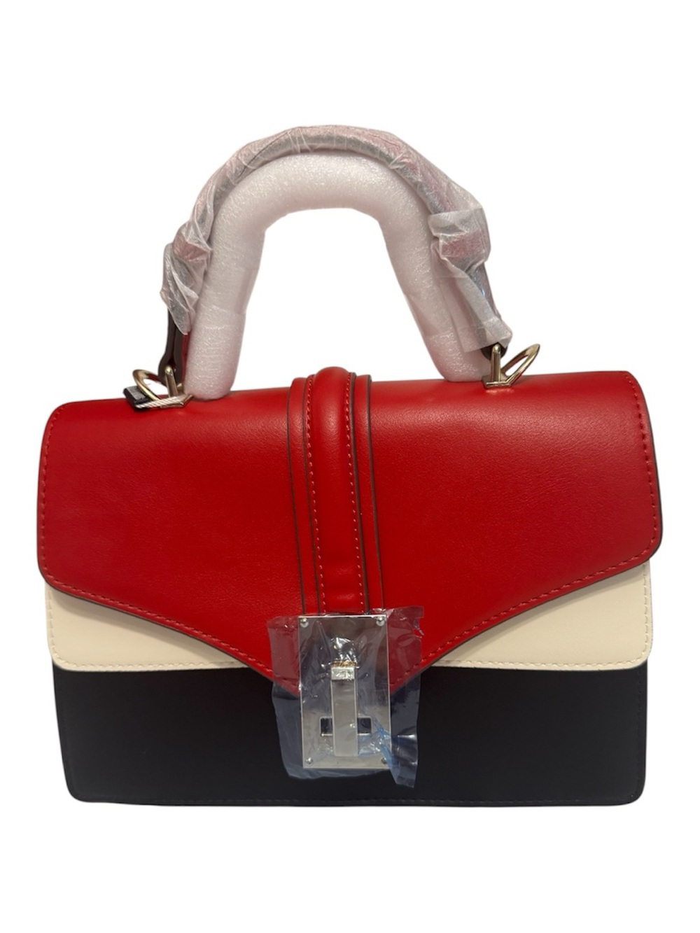 NWT Red Tricolor Top-Handle Satchel /Crossbody Women Bags - Scarleton
